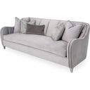 The appearance of Roxbury Park Velvet Sofa In Steel/Slate designed by Michael Amini in the transitional interior design. This slate piece of furniture was selected by 1StopBedrooms from Roxburry Collection to add a touch of cosiness and style into your home. Sku: N9006815-STEEL-220. Material: Polyester.