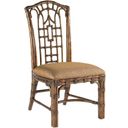 The appearance of Royal Kahala Pacific Rim Side Chair In Tortoise Shell designed by Tommy Bahama in the traditional interior design. This tortoise shell piece of furniture was selected by 1StopBedrooms from Royal Kahala Collection to add a touch of cosiness and style into your home. Sku: 538-880-01. Material: Wood.