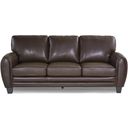 The appearance of Rubin Dark Brown Sofa designed by Homelegance in the modern / contemporary interior design. This dark brown piece of furniture was selected by 1StopBedrooms from Rubin Collection to add a touch of cosiness and style into your home. Sku: 9734DB-3. Material: Vinyl.