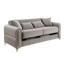 Ruby Sofa In Taupe and Gold