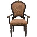 The appearance of Russian Hill Warm Cherry Arm Chair Set of 2 designed by Homelegance in the traditional interior design. This brown piece of furniture  was selected by 1StopBedrooms from Russian Collection to add a touch of cosiness and style into your home. Sku: 1808A. Material: Wood.