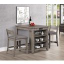 The appearance of Rustic Storage End Gathering Table designed by Bernell in the rustic / southwestern interior design. This rustic piece of furniture was selected by 1StopBedrooms from Rustic Collection to add a touch of cosiness and style into your home. Sku: 1284-530. Material: Rubberwood.