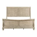 The appearance of Rustic Traditions Queen Sleigh Bed In Saddle Tan designed by Liberty in the traditional interior design. This saddle tan piece of furniture was selected by 1StopBedrooms from Rustic Traditions Collection to add a touch of cosiness and style into your home. Sku: 589WT-BR21H;589WT-BR21F;589WT-BR90. Bed Type: Sleigh Bed. Bed Size: Queen. Material: Solid Rubberwood.