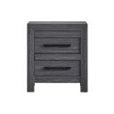 The appearance of Rustica Nightstand in Gray designed by Glory in the transitional interior design. This gray piece of furniture  was selected by 1StopBedrooms from Rustica Collection to add a touch of cosiness and style into your home. Sku: G005203-N. Material: Wood.
