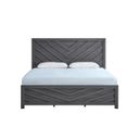 The appearance of Rustica Panel Queen Bed in Gray designed by Glory in the transitional interior design. This gray piece of furniture  was selected by 1StopBedrooms from Rustica Collection to add a touch of cosiness and style into your home. Sku: G005203A-QB Box 1;G005203A-QB Box 2. Bed Type: Panel Bed. Material: Wood. Bed Size: Queen.