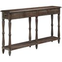 Rustique 12 x 60 Inch Console Table In Rustique