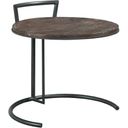 Rustique Round End Table In Rustique