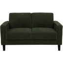 The appearance of Ruth Fabric Upholstered Track Arm Loveseat In Matcha Green designed by Coaster in the transitional interior design. This matcha green piece of furniture was selected by 1StopBedrooms from Ruth Collection to add a touch of cosiness and style into your home. Sku: 511215. Material: Foam.