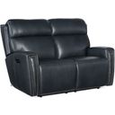 MS Ruthe Zero Gravity Power Recline Loveseat With Power Headrest In Blue