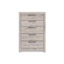 Ryderton Five Drawer Chest In Gray