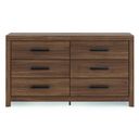 Ryderton Six Drawer Dresser In Auburn