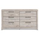 Ryderton Six Drawer Dresser In Gray