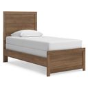 Ryderton Twin Panel Bed In Auburn