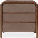 Rye 3 Drawer Nightstand In Warm Brown