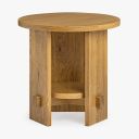 Saguaro Oak End Table In Honey Oak