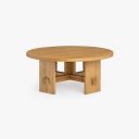 Saguaro Round Oak Small Coffee Table In Honey Oak