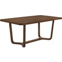 The appearance of Salerno Dining Table In Brown designed by Crown Mark in the transitional interior design. This brown piece of furniture was selected by 1StopBedrooms from Salerno Collection to add a touch of cosiness and style into your home. Sku: 2311T-3971. Material: MDF. Table Top Shape: Rectangular. Size: 39" x 71".