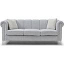 The appearance of Sammy Teddy Bear Chenille Rolled Arm Sofa in Gray designed by Glory in the transitional interior design. This gray piece of furniture was selected by 1StopBedrooms from Sammy Collection to add a touch of cosiness and style into your home. Sku: G00340A-S Box 1;G00340A-S Box 2. Material: Chenille.