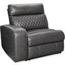 The appearance of Samperstone LAF Zero Wall Power Recliner In Gray designed by Signature Design by Ashley in the modern / contemporary interior design. This gray piece of furniture was selected by 1StopBedrooms from Samperstone Collection to add a touch of cosiness and style into your home. Sku: 5520358. Material: Fabric.
