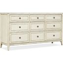 The appearance of Sanctuary Anastasie Dresser designed by Hooker in the traditional interior design. This white piece of furniture was selected by 1StopBedrooms from Sanctuary 2 Collection to add a touch of cosiness and style into your home. Sku: 5865-90203-02. Material: Oak Veneer.