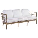 The appearance of Sandpiper Bay Sofa In White and Brown designed by Tommy Bahama in the coastal interior design. This white/brown piece of furniture was selected by 1StopBedrooms from Sandpiper Bay Collection to add a touch of cosiness and style into your home. Sku: 3360-33-40. Material: Aluminum.