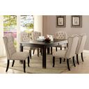 The appearance of Sania 72 Inch Dining Table In Antique Black and Beige designed by Furniture of America in the rustic / southwestern interior design. This black and beige piece of furniture  was selected by 1StopBedrooms from Sania Collection to add a touch of cosiness and style into your home. Sku: CM3324BK-T-VN. Material: Wood. Table Top Shape: Rectangular. Size: 72" x 42".