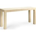 The appearance of Sanibel Console Table In White and Cream designed by Chelsea House in the modern / contemporary interior design. This white/cream piece of furniture  was selected by 1StopBedrooms from Jamie Merida Collection to add a touch of cosiness and style into your home. Sku: 385055. Material: Raffia.