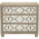 The appearance of Santa Barbara Mirrored Nightstand designed by Bernhardt in the modern / contemporary interior design. This sandstone piece of furniture was selected by 1StopBedrooms from Santa Barbara Collection to add a touch of cosiness and style into your home. Sku: 385232. Material: Wood.