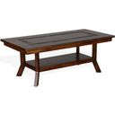 The appearance of Santa Fe Coffee Table designed by Sunny Designs in the traditional interior design. This dark chocolate piece of furniture was selected by 1StopBedrooms from Santa Fe Collection to add a touch of cosiness and style into your home. Sku: 3175DC2-C. Material: Solid Wood.