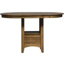 The appearance of Santa Rosa Ii Pub Table designed by Liberty in the transitional interior design. This honey piece of furniture  was selected by 1StopBedrooms from Santa Rosa Ii Collection to add a touch of cosiness and style into your home. Sku: 227-PUB4260;227-PUB4260B. Table Top Shape: Oval. Material: Solid Rubberwood.