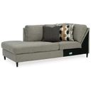 Santasia Left-Arm Facing Corner Chaise In Granite