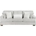 The appearance of Santiago Sofa In Gray designed by Homelegance in the modern / contemporary interior design. This gray piece of furniture was selected by 1StopBedrooms from Santiago Collection to add a touch of cosiness and style into your home. Sku: 9558LG-3. Material: Microfiber.