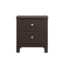 Santino 2-Drawer Nightstand In Espresso