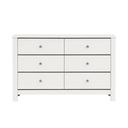 Santino 6-Drawer Dresser In White