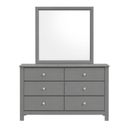 Santino Dresser and Mirror Set In Grey