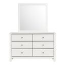Santino Dresser and Mirror Set In White