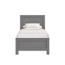Santino Twin Panel Bed In Grey