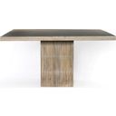 Sarah Square Gathering Table In Ivory