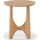 Sasha Wood Accent Table In Natural