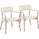 The appearance of Savannah Contemporary Chair In White Washed Wood And Cream Noise Fabric With Copper Accent - Set Of 2 designed by Lumisource in the modern / contemporary interior design. This copper piece of furniture was selected by 1StopBedrooms from Savannah Collection to add a touch of cosiness and style into your home. Sku: CH-SAVANNAH WWNCR2. Material: Fabric.