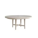 The appearance of Scavino Round Dining Table In White Oak designed by Universal in the modern / contemporary interior design. This white oak piece of furniture  was selected by 1StopBedrooms from Avaline Collection to add a touch of cosiness and style into your home. Sku: U428657. Table Top Shape: Round. Material: Wood. Size: 54".