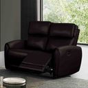 The appearance of Schlieren Power Loveseat In Black designed by Furniture of America in the modern / contemporary interior design. This black piece of furniture  was selected by 1StopBedrooms from Schlieren Collection to add a touch of cosiness and style into your home. Sku: FM6012BK-LV-PM. Material: Leather.