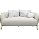 Scotts Square Loveseat In Light Champagne