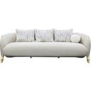 Scotts Square Sofa In Light Champagne
