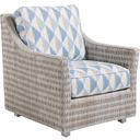 The appearance of Seabrook Chair designed by Tommy Bahama in the coastal interior design. This multicolor piece of furniture was selected by 1StopBedrooms from Seabrook Collection to add a touch of cosiness and style into your home. Sku: 3430-11-40. Material: Fabric.