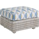 The appearance of Seabrook Ottoman designed by Tommy Bahama in the coastal interior design. This multicolor piece of furniture was selected by 1StopBedrooms from Seabrook Collection to add a touch of cosiness and style into your home. Sku: 3430-44-40. Material: Fabric.