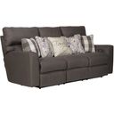 The appearance of Searsport Power Reclining Sofa With Power Adjustable Headrest In Metal designed by Catnapper in the traditional interior design. This metal piece of furniture was selected by 1StopBedrooms from Searsport Collection to add a touch of cosiness and style into your home. Sku: 61801156158253358. Material: Fabric.