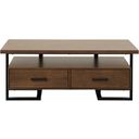 The appearance of Sedley Walnut and Rustic Black Cocktail Table designed by Homelegance in the modern / contemporary interior design. This brown piece of furniture  was selected by 1StopBedrooms from Sedley Collection to add a touch of cosiness and style into your home. Sku: 5415RF-30. Material: Wood.