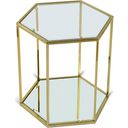 The appearance of Sei End Table In Brushed Gold designed by Meridian in the modern / contemporary interior design. This brushed gold piece of furniture  was selected by 1StopBedrooms from Sei Collection to add a touch of cosiness and style into your home. Sku: 205-ET. Material: Stainless Steel.