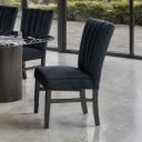 The appearance of Selsey Uph Side Chair Set of 2 In Black designed by Furniture of America in the modern / contemporary interior design. This black piece of furniture  was selected by 1StopBedrooms from Selsey Collection to add a touch of cosiness and style into your home. Sku: FM34005BK-SC-2PK. Material: Engineered Wood.